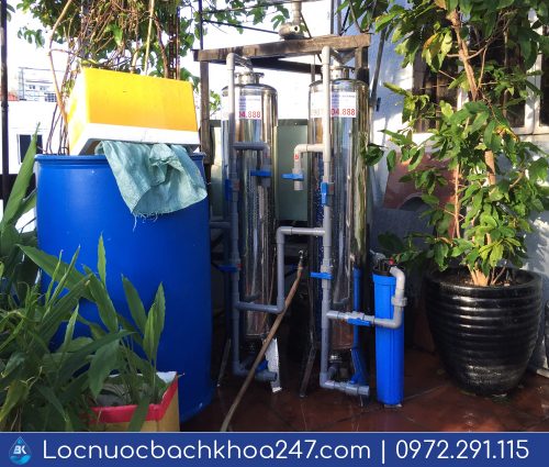 Công trình xử lý nước sinh hoạt tại nhà anh Phúc, Gò Vấp