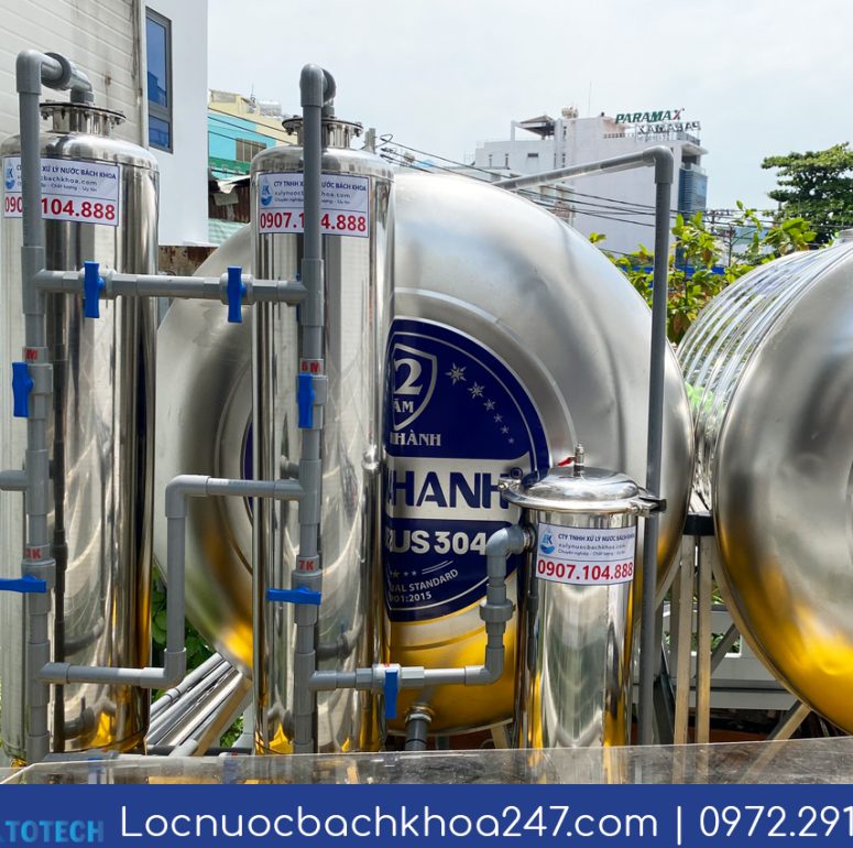 Dự án lắp đặt hệ thống lọc nước sinh hoạt BK Totech tại Tân Bình, TPHCM