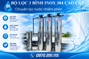 Lắp đặt cột lọc nước phèn tại Bình Tân TP.HCM
